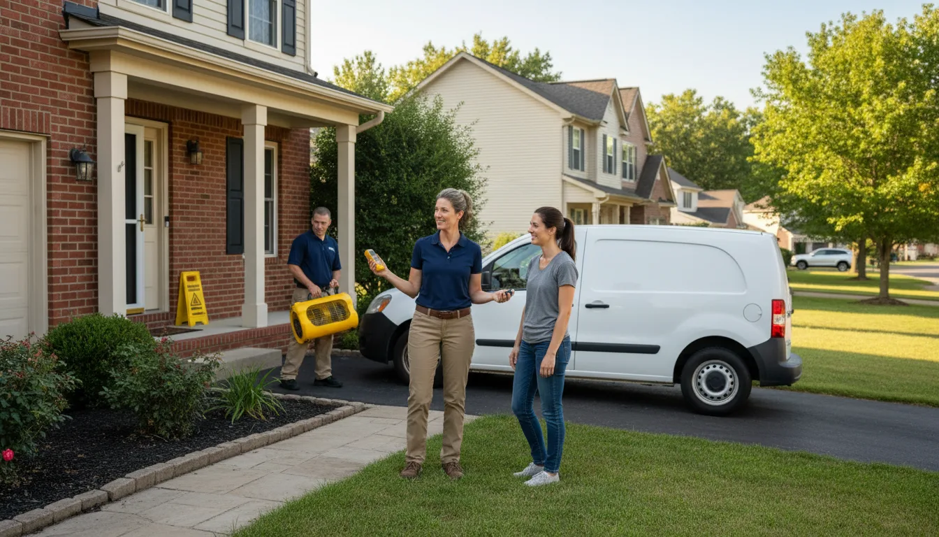 Water restoration image for Fire And Smoke Damage Restoration in Mansfield, OH